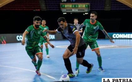 FM Moralitos no pudo mantener la diferencia a su favor en el partido /conmebol.com