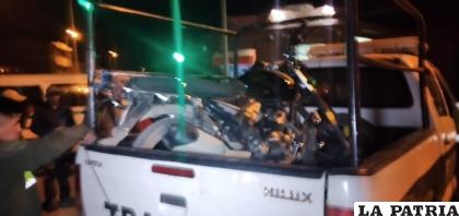 La motocicleta fue secuestrada por la Policía /LA PATRIA
