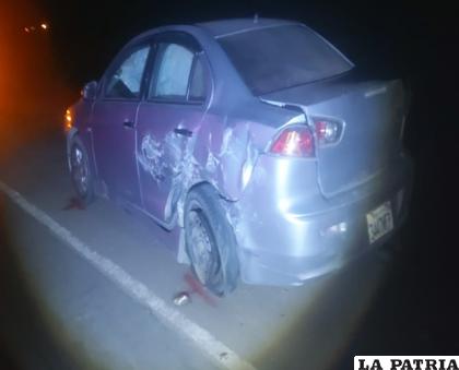 El conductor del automóvil dio negativo a la prueba de alcotest /Cortesía