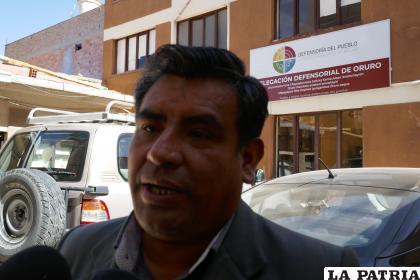 El delegado defensorial Juan Arroyo /LA PATRIA