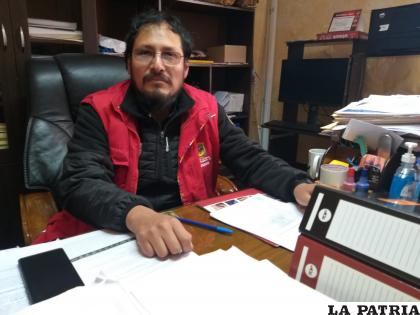 El secretario de desarrollo productivo de la Gobernación, Ernesto Callapa 
/LA PATRIA