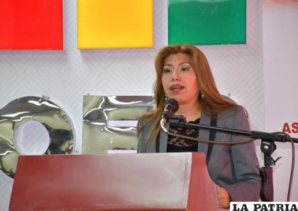 La presidente del TDEO, Zelma López /LA PATRIA