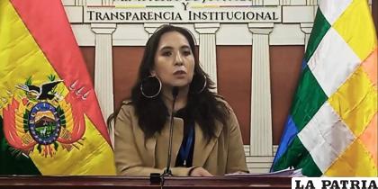 La viceministra de Transparencia y Lucha Contra la Corrupción, Susana Ríos /Archivo Internet