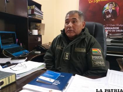El director de Seguridad Ciudadana Edwin Gil 
/LA PATRIA