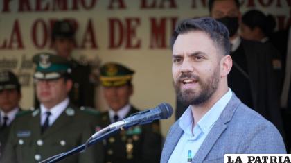 El ministro de Gobierno, Eduardo del Castillo /Gentileza