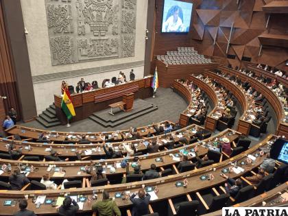 La sesión del Legislativo terminó la madrugada de este miércoles / LA PATRIA