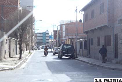 Sector donde se produjo el robo
