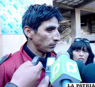 Bombero Jhonny Torrico Escóbar