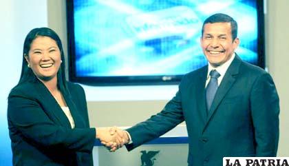 Keiko Fujimori y Ollanta Humala, dos opciones para ser presidente del Perú