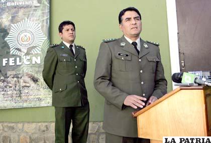 Coronel Gonzalo Quezada, director de la Felcn