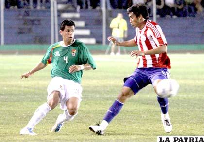 Lorgio Álvarez, fue titular en la selección en los partidos ante Paraguay