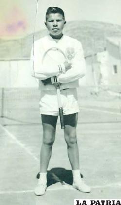 Alex Rocha, en 1965 representó a Oruro en el campeonato de la categoría Infantil