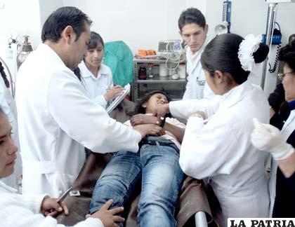 Una de las heridas en Emergencias del Hospital General
