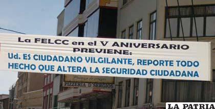 Pasacalle de la Felcc