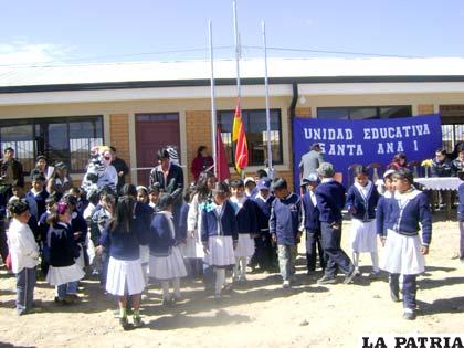 Nueva infraestructura de la Escuela Santa Ana I