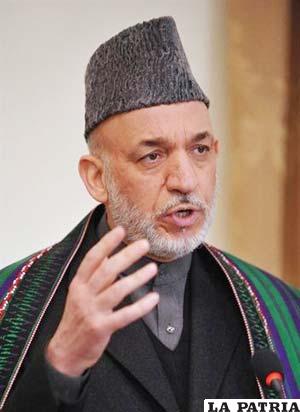 Presidente de Afganistán, Hamid Karzai