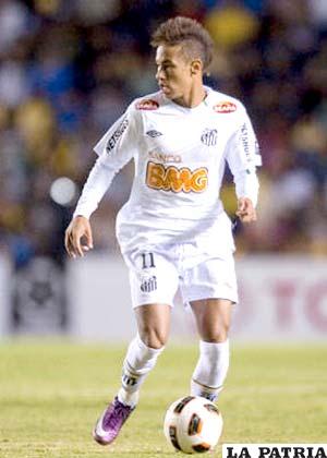 Neymar, jugador del Santos