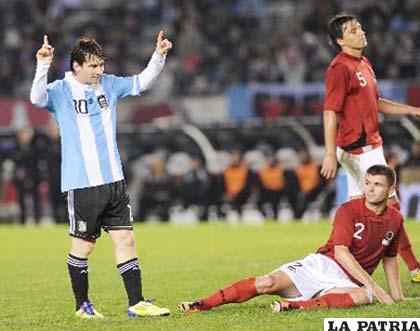 Lionel Messi el mejor de la selección argentina