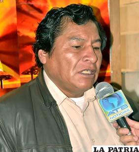 Félix Cárdenas, viceministro de Descolonización, responsable de organizar la celebración del año nuevo aymara