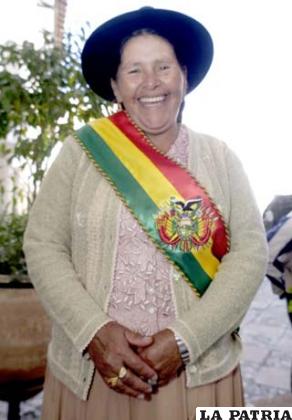 Ex prefecta de Chuquisaca opositora, Savina Cuellar