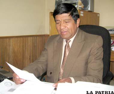 Presidente del Tribunal Electoral Departamental, Benjamín Moya Uño