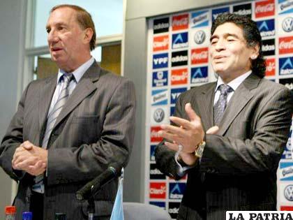 Bilardo y Maradona antes amigos ahora enemigos