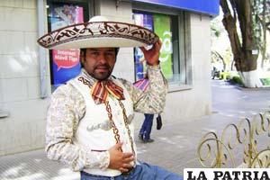 Franz Cuba, mariachi de “Charros Show”