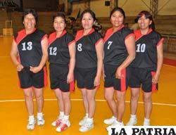 Equipo femenino de Los Andes 