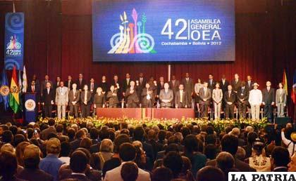 Inició la 42 versión de la asamblea de la OEA sin la participación representantes de algunos países como EE.UU. /APG