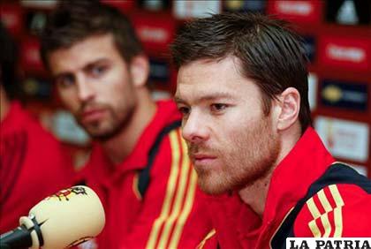 Xabi Alonso, centrocampista de la selección española (foto: noticias24.com)