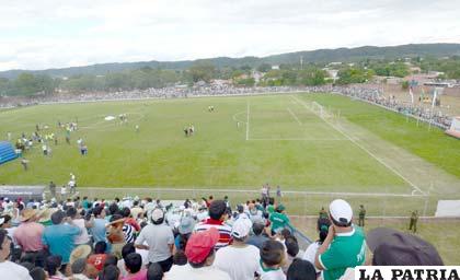 El estadio de Yacuiba será inspeccionado por una comisión de la Liga (foto: APG)