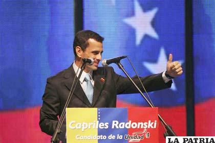 Henrique Capriles Radonski renunció a su cargo como gobernador para habilitarse como candidato presidencial /vivelohoy.com