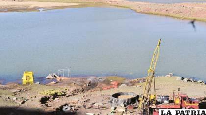 El proyecto en la mina Laguna del Cóndor. (Mallku Khota)