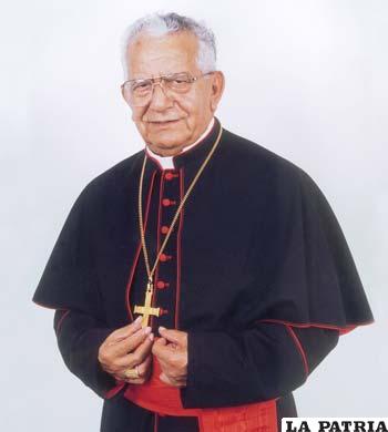 Monseñor Julio Terrazas viajar a Tierra Santa pidiendo en sus oraciones el bienestar de los bolivianos /iglesiasantacruz.org