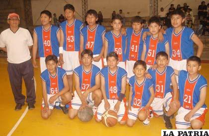 El equipo de San Miguel es protagonista en el basquetbol menores