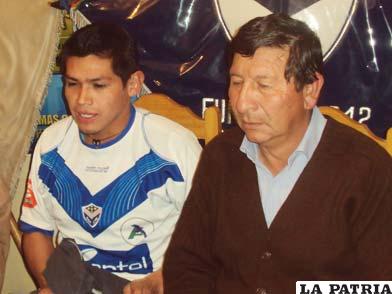 Luis Aníbal Torrico junto a Freddy Fernández 
