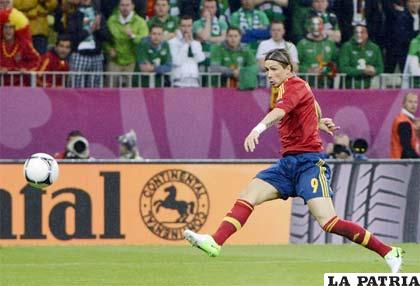 Fernando Torres fue autor de dos de los cuatro goles españoles (foto: deporteespectacular.com)