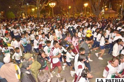 Se pone en escena la prueba atlética “Noche de San Juan 2012”