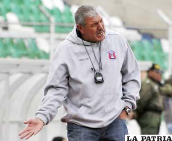 Oscar Sanz, director técnico de Real Potosí (foto: APG)