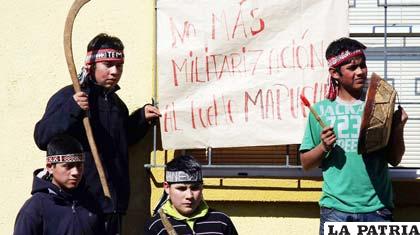 Jóvenes y niños mapuches piden no ser discriminados y abusados por la policía