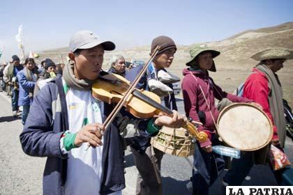 Indígenas del Tipnis marchan rumbo a La Paz /Efe Agencia