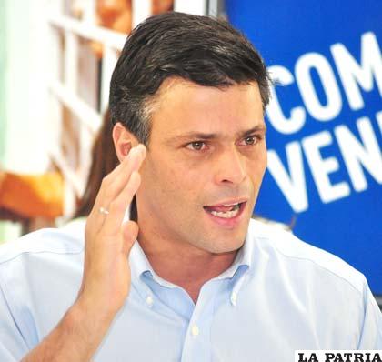 Henrique Capriles candidato opositor al actual presidente de Venezuela espera igualdad de condiciones en campaña proselitista /lapatilla.com