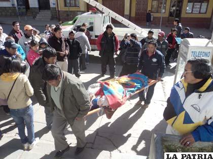 Heridos continuaron llegando en la mañana al sanatorio