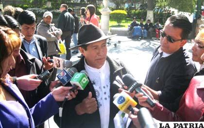 Rafael Quispe, coordinador de fortalecimiento del CAOI