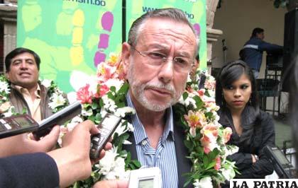Juan Del Granado, presidente del Movimiento Sin Miedo