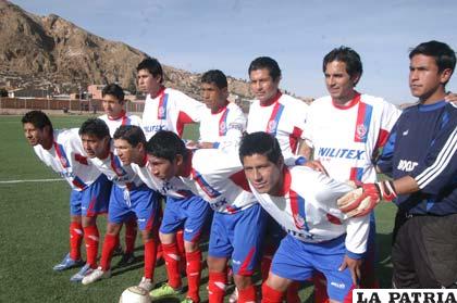 Jugadores del plantel de Deportivo Sabaya