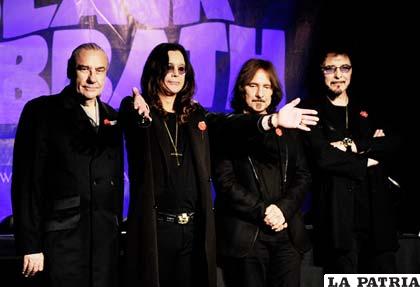 El legendario grupo rockero Black Sabbath