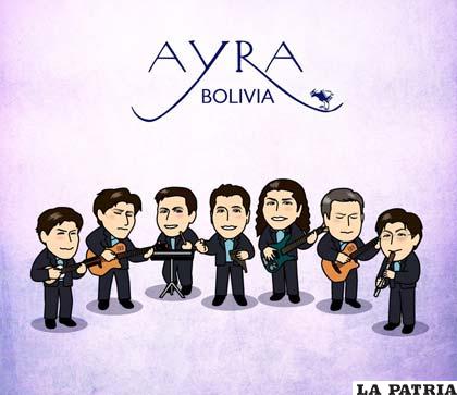Integrantes de Ayra Bolivia con un estilo diferente