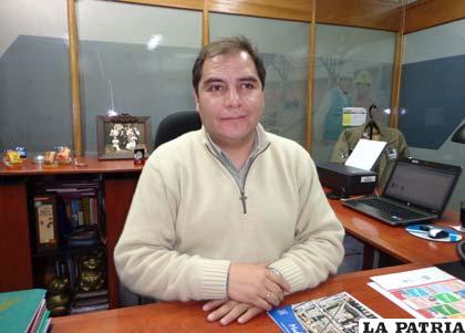 Carlos Espada, gerente regional de Comercialización de Soboce