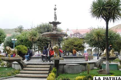 Plaza principal de la ciudad de Oruro